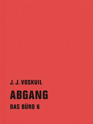 cover image of Abgang